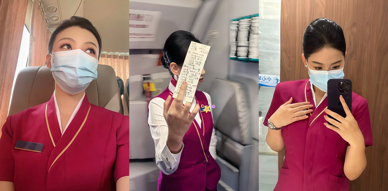 南方航空美女空姐竟然在推特上做福利姬與金主在飛機上廁所空震性愛視頻流出 - 18J.TV